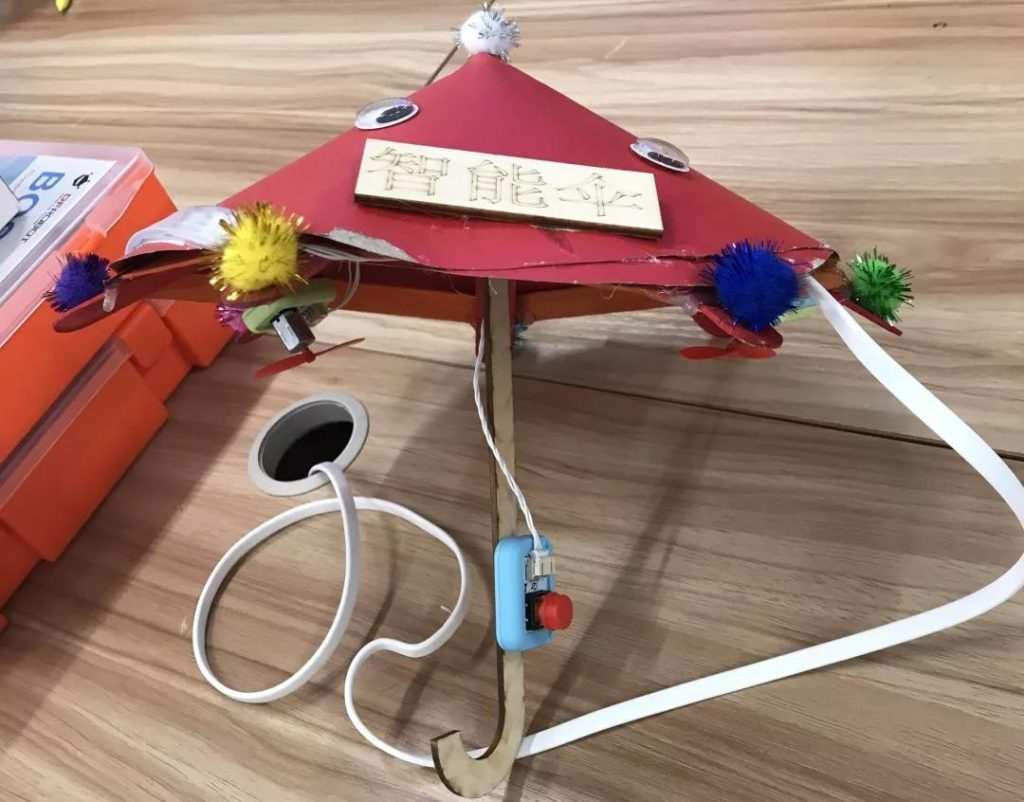 創(chuàng)客作品—智能傘