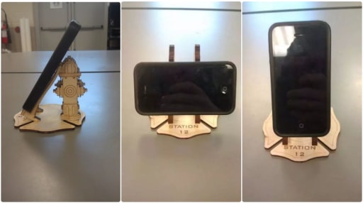 消防栓手機(jī)支架