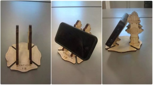 消防栓手機(jī)支架