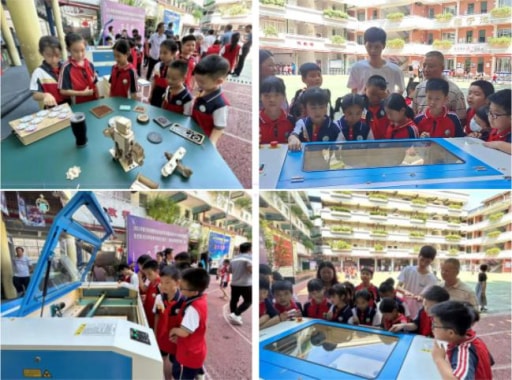 雷宇為本次活動(dòng)的提供了LaserMaker建模軟件與激光切割機(jī)支持。